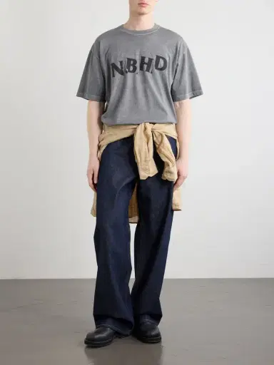 Neighborhood Logo-Print Cotton-Jersey T-Shirt - Men | Thumbnail 2 Neighborhood Logo-Print Cotton-Jersey T-Shirt - Men | Thumbnail 2