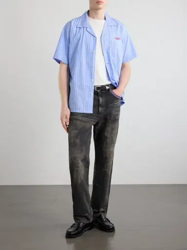 Neighborhood Savage Straight -Leg Bead-Embellished Distressed Jeans - Men | Thumbnail 2 Neighborhood Savage Straight -Leg Bead-Embellished Distressed Jeans - Men | Thumbnail 2