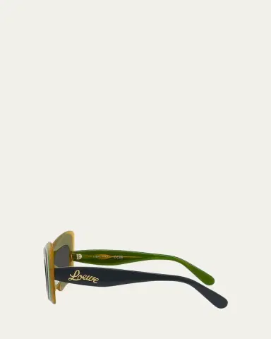 LOEWE Multicolor Acetate Butterfly Sunglasses | Thumbnail 3 LOEWE Multicolor Acetate Butterfly Sunglasses | Thumbnail 3
