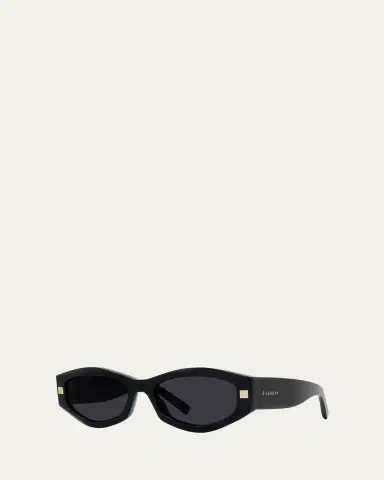 Givenchy GV Day Geometric Acetate Oval Sunglasses | Thumbnail 2 Givenchy GV Day Geometric Acetate Oval Sunglasses | Thumbnail 2
