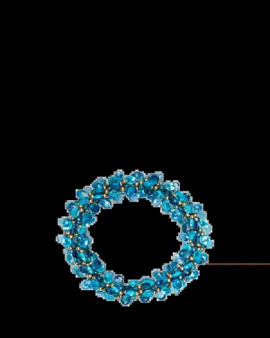 Meredith Frederick 14K Blue Zircon Tereza Bracelet | Thumbnail 2 Meredith Frederick 14K Blue Zircon Tereza Bracelet | Thumbnail 2