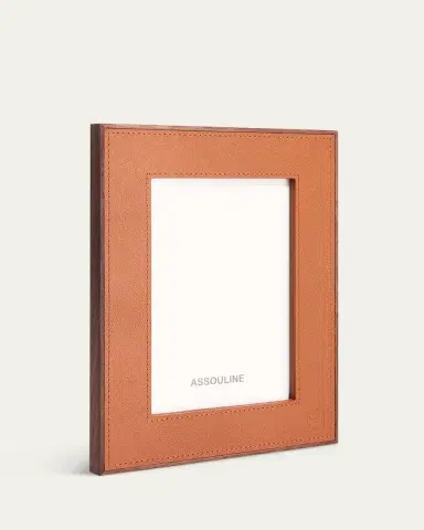 Assouline Heritage Leather Picture Frame, 5" x 7" | Thumbnail 2 Assouline Heritage Leather Picture Frame, 5" x 7" | Thumbnail 2