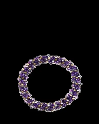 Meredith Frederick 14K Amethyst and Freshwater Pearl Terry Bracelet | Thumbnail 2 Meredith Frederick 14K Amethyst and Freshwater Pearl Terry Bracelet | Thumbnail 2