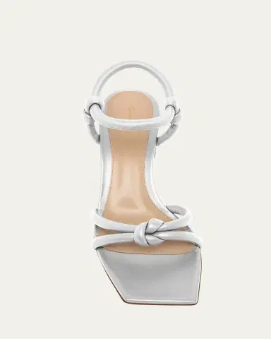 Gianvito Rossi Leather Knot Ankle-Strap Sandals | Thumbnail 5 Gianvito Rossi Leather Knot Ankle-Strap Sandals | Thumbnail 5
