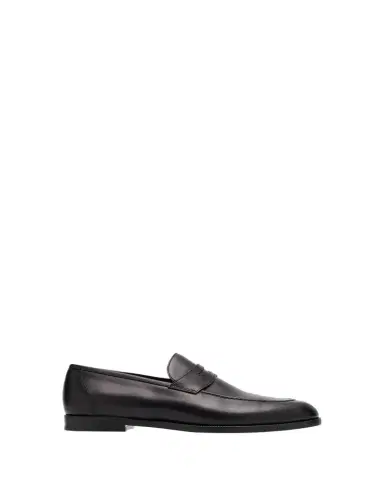 Loro Piana Sergio Leather Penny Loafers | Thumbnail 1 Loro Piana Sergio Leather Penny Loafers | Thumbnail 1