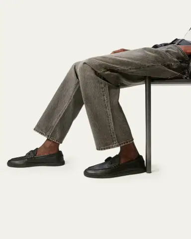 Christian Louboutin Men's Chambeliboat Leather Slip-On | Thumbnail 3 Christian Louboutin Men's Chambeliboat Leather Slip-On | Thumbnail 3