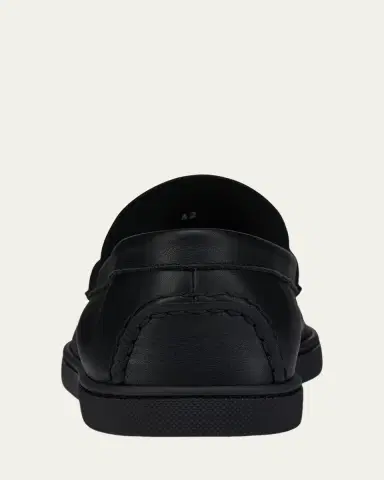 Christian Louboutin Men's Chambeliboat Leather Slip-On | Thumbnail 4 Christian Louboutin Men's Chambeliboat Leather Slip-On | Thumbnail 4
