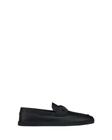 Christian Louboutin Men's Chambeliboat Leather Slip-On | Thumbnail 1 Christian Louboutin Men's Chambeliboat Leather Slip-On | Thumbnail 1