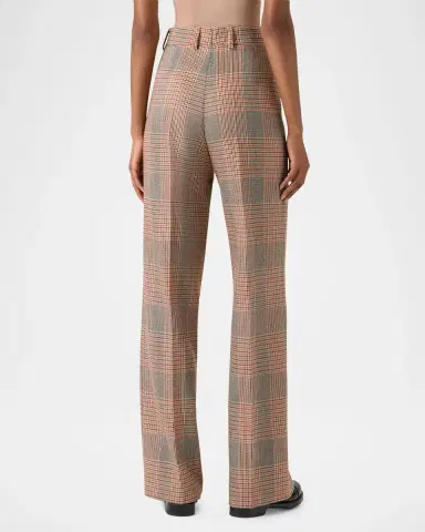 Akris punto Chiaro Glen Check Heavy Wool Twill Pants | Thumbnail 3 Akris punto Chiaro Glen Check Heavy Wool Twill Pants | Thumbnail 3