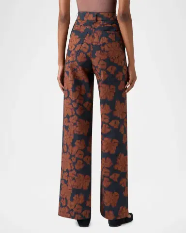 Akris punto Cooper Ikat Flower Pants in Cotton Canvas | Thumbnail 3 Akris punto Cooper Ikat Flower Pants in Cotton Canvas | Thumbnail 3