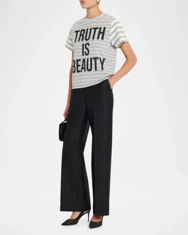 Libertine Truth Is Beauty Striped Short-Sleeve T-Shirt | Thumbnail 2 Libertine Truth Is Beauty Striped Short-Sleeve T-Shirt | Thumbnail 2