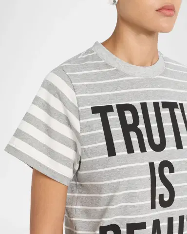 Libertine Truth Is Beauty Striped Short-Sleeve T-Shirt | Thumbnail 5 Libertine Truth Is Beauty Striped Short-Sleeve T-Shirt | Thumbnail 5