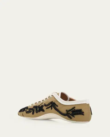 Dries Van Noten Embroidered Ballerina Sneakers | Thumbnail 4 Dries Van Noten Embroidered Ballerina Sneakers | Thumbnail 4