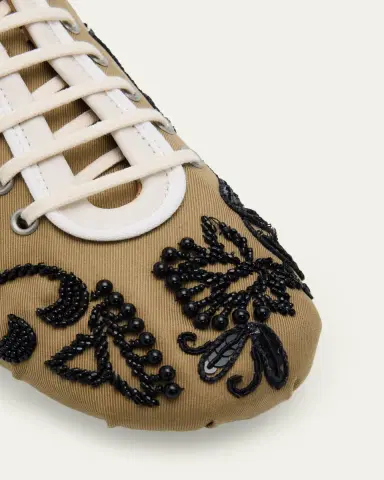 Dries Van Noten Embroidered Ballerina Sneakers | Thumbnail 5 Dries Van Noten Embroidered Ballerina Sneakers | Thumbnail 5