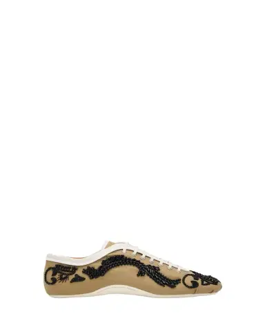 Dries Van Noten Embroidered Ballerina Sneakers | Thumbnail 1 Dries Van Noten Embroidered Ballerina Sneakers | Thumbnail 1