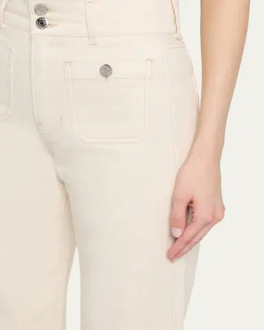 Veronica Beard Taylor High-Rise Wide-Leg Jeans | Thumbnail 5 Veronica Beard Taylor High-Rise Wide-Leg Jeans | Thumbnail 5