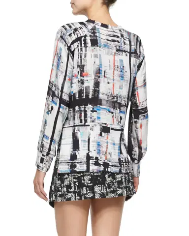 Versace Printed Silk Twill Shirt | Thumbnail 6 Versace Printed Silk Twill Shirt | Thumbnail 6