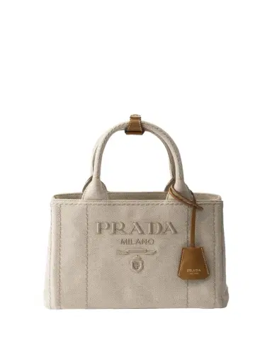 Prada Jardiniere Small Cotton Canvas Top-Handle Bag | Thumbnail 1 Prada Jardiniere Small Cotton Canvas Top-Handle Bag | Thumbnail 1