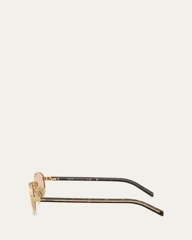 Prada PR B53S Steel Oval Sunglasses | Thumbnail 3 Prada PR B53S Steel Oval Sunglasses | Thumbnail 3