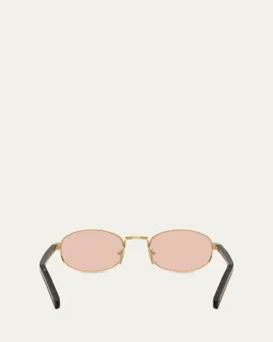 Prada PR B53S Steel Oval Sunglasses | Thumbnail 5 Prada PR B53S Steel Oval Sunglasses | Thumbnail 5