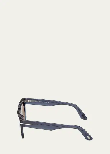 Tom Ford Men's Andy 02 55mm Square Acetate Sunglasses | Thumbnail 3 Tom Ford Men's Andy 02 55mm Square Acetate Sunglasses | Thumbnail 3
