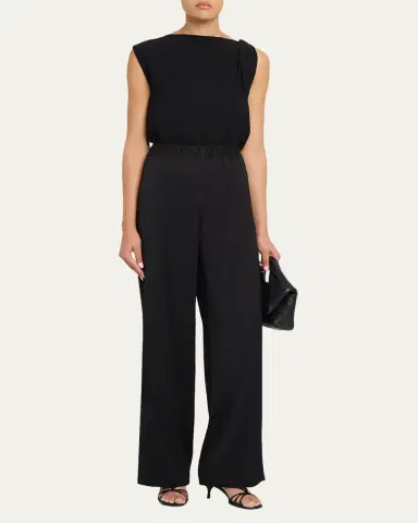 Vince Draped Shoulder Top | Thumbnail 2 Vince Draped Shoulder Top | Thumbnail 2