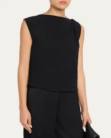 Vince Draped Shoulder Top | Thumbnail 4 Vince Draped Shoulder Top | Thumbnail 4