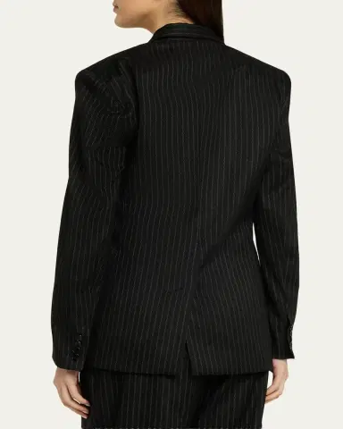 Isabel Marant Ranya Pinstripe Double-Breasted Jacket | Thumbnail 3 Isabel Marant Ranya Pinstripe Double-Breasted Jacket | Thumbnail 3