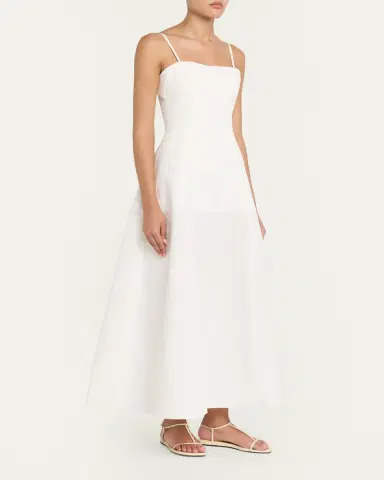 FFORME Neneh Sleeveless Flared Midi Dress | Thumbnail 4 FFORME Neneh Sleeveless Flared Midi Dress | Thumbnail 4