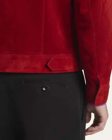 Tom Ford Men's Suede Snap-Front Western Jacket | Thumbnail 9 Tom Ford Men's Suede Snap-Front Western Jacket | Thumbnail 9