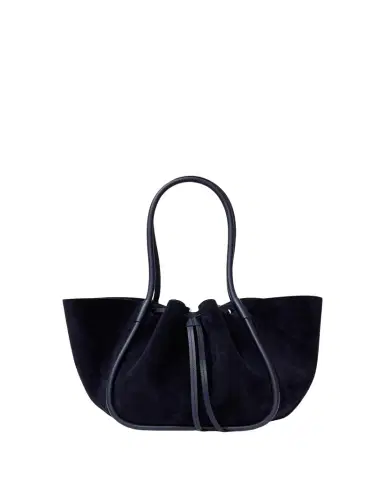 Proenza Schouler Large Ruched Tote in Soft Suede | Thumbnail 1 Proenza Schouler Large Ruched Tote in Soft Suede | Thumbnail 1