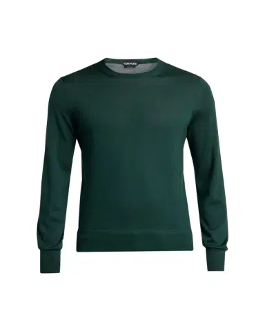 Tom Ford Men's Fine Gauge Cashmere-Blend Sweater | Thumbnail 1 Tom Ford Men's Fine Gauge Cashmere-Blend Sweater | Thumbnail 1