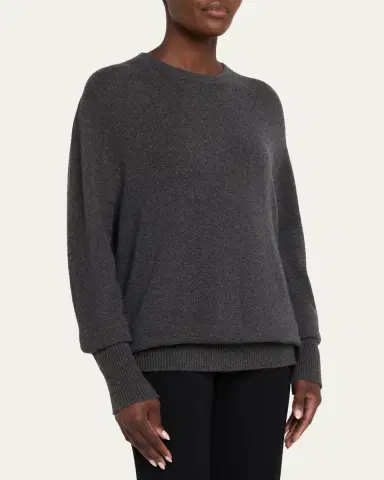 The Row Odelle Cashmere Knit Oversized Crewneck Top | Thumbnail 4 The Row Odelle Cashmere Knit Oversized Crewneck Top | Thumbnail 4