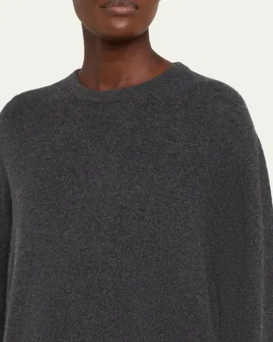 The Row Odelle Cashmere Knit Oversized Crewneck Top | Thumbnail 5 The Row Odelle Cashmere Knit Oversized Crewneck Top | Thumbnail 5