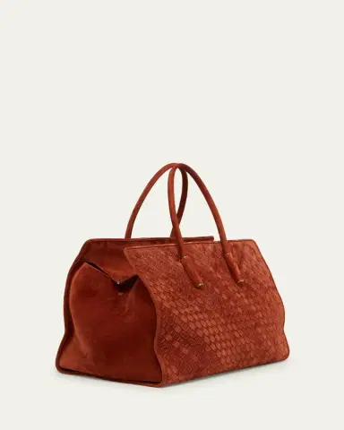 Bottega Veneta Barbara Medium Suede Tote Bag | Thumbnail 3 Bottega Veneta Barbara Medium Suede Tote Bag | Thumbnail 3