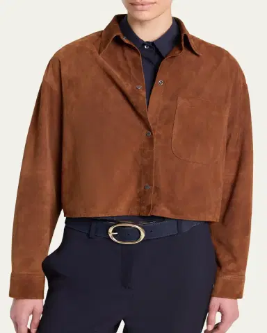 TWP Little Big Joe Shirt in Suede | Thumbnail 4 TWP Little Big Joe Shirt in Suede | Thumbnail 4