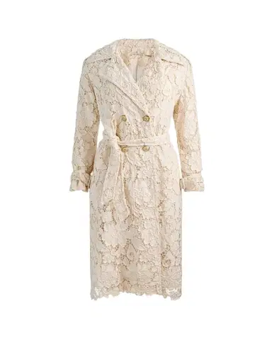 ALICE + OLIVIA Keith Eyelet Midi Trench Coat | Thumbnail 1 ALICE + OLIVIA Keith Eyelet Midi Trench Coat | Thumbnail 1