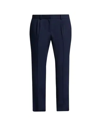 Balenciaga Barathea Wool Crepe Straight-Leg Trousers | Thumbnail 1 Balenciaga Barathea Wool Crepe Straight-Leg Trousers | Thumbnail 1