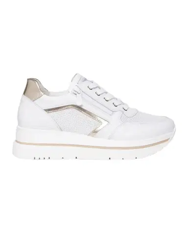 NeroGiardini Leather Platform Side-Zip Sneakers | Thumbnail 1 NeroGiardini Leather Platform Side-Zip Sneakers | Thumbnail 1