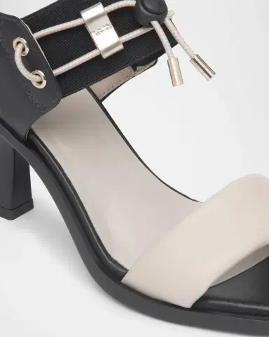 NeroGiardini Bungee Bicolor Leather Dress Sandals | Thumbnail 4 NeroGiardini Bungee Bicolor Leather Dress Sandals | Thumbnail 4