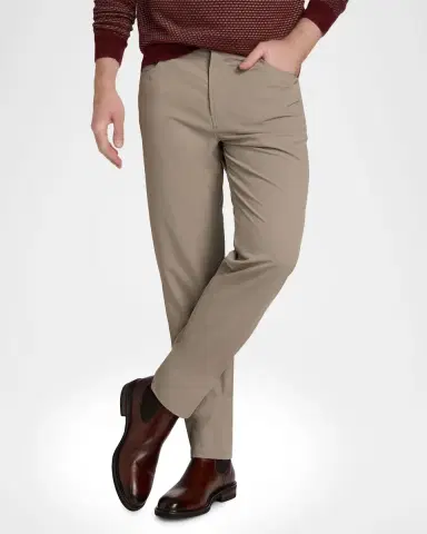 Emporio Armani Men 's Nylon Stretch Slim Five-Pocket Pants | Thumbnail 6 Emporio Armani Men 's Nylon Stretch Slim Five-Pocket Pants | Thumbnail 6