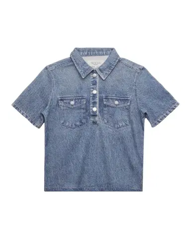 rag & bone Kid's Mini Miramar Terry Polo Shirt, Size 12M-14 | Thumbnail 1 rag & bone Kid's Mini Miramar Terry Polo Shirt, Size 12M-14 | Thumbnail 1