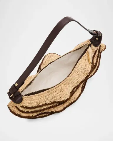 Zimmermann Goldentime Ruffle Shoulder Bag | Thumbnail 3 Zimmermann Goldentime Ruffle Shoulder Bag | Thumbnail 3