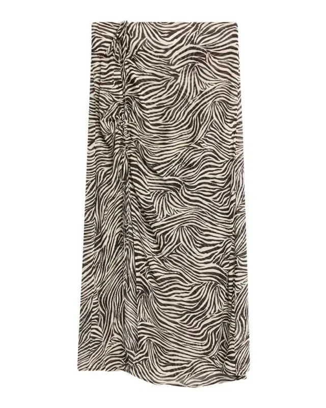 Lia Zebra Midi Skirt Lia Zebra Midi Skirt