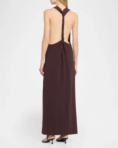 Proenza Schouler Selena Twisted-Strap Open-Back Maxi Dress | Thumbnail 2 Proenza Schouler Selena Twisted-Strap Open-Back Maxi Dress | Thumbnail 2
