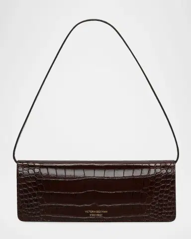Victoria Beckham Dorian B-Buckle Embossed Leather Shoulder Bag | Thumbnail 3 Victoria Beckham Dorian B-Buckle Embossed Leather Shoulder Bag | Thumbnail 3