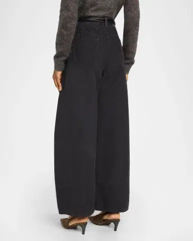 Brunello Cucinelli Corduroy Wide Barrel-Leg Pants | Thumbnail 3 Brunello Cucinelli Corduroy Wide Barrel-Leg Pants | Thumbnail 3
