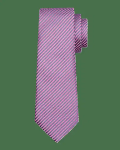 Giorgio Armani Men's Bicolor Stripe Silk Tie | Thumbnail 2 Giorgio Armani Men's Bicolor Stripe Silk Tie | Thumbnail 2