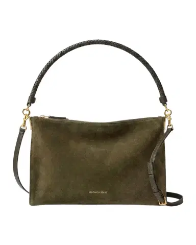 Veronica Beard Vida Small Suede Top-Handle Bag | Thumbnail 1 Veronica Beard Vida Small Suede Top-Handle Bag | Thumbnail 1