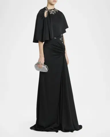 McQueen Embellished Skull Leather Clutch | Thumbnail 5 McQueen Embellished Skull Leather Clutch | Thumbnail 5